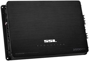 Sound Storm Laboratories EV2500M Evolution 2500 Watt, 2 Ohm Stable Class A/B, Monoblock, MOSFET Car Amplifier with Remote Subwoofer Control