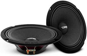 DS18 PRO-NS6.4 6.5 Inches Car Speaker Shallow Loudspeaker Midrange 300 Watts Max Power 150 Watts RMS 4 Ohms Slim Neodymium Magnet. Speaker Wire 16GA Ultra Flex 100 Ft Included - 2 Speakers