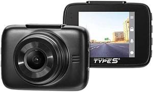 Type S S1 HD Car Dash Cam 1080P (True 720P) Front Car Cam Dashcam with Built-in G-Sensor, 30 FPS Recording, Easy Installation, 4GB Micro SD Card Included Dash Camera