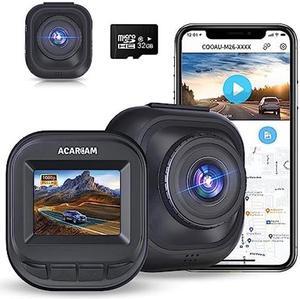 Dash Camera for Car, Dash Cams FHD 1080P,Dash Cam Front with 32G SD Card, Mini Dashcams for Cars,Driving Recorder,Super Night Vision,24 Hours Parking Monitor,Loop Recording 120degWide Angle,G-Sensor