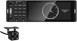 BOOMBOOST Single Din Car Stereo 5.1 Inch Touchscreen Car MP5 Radio Video Player Support Bluetooth AUX/USB FM Radio Voice Assistant MirrorLink
