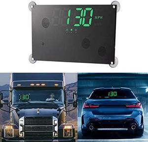 12V 24V Large Digital GPS Speedometer Windshield, KFZMAN 13" Dual-Side Head Up Display HUD Speedometer with Time/Over Speed Alarm for SUV, Truck, Bus, Off-Roading, Van(Large-Sized)