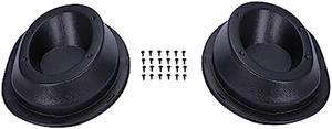NIXFACE Universal Angled Speaker Enclosures Boxes Pods for 6x9 Speakers Compatible with UTVs, RVs, Cars, Boats, Trunks, Trailers