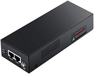 HYN@NET PE90-BT | 90W Gigabit Ultra PoE++ Injector, 56V Power on Ethernet Adapter,Comply with IEEE 802.3bt/at/af, 10/100/1000Mbps Shielded RJ-45 Ports,Metal Housing,Plug and Play