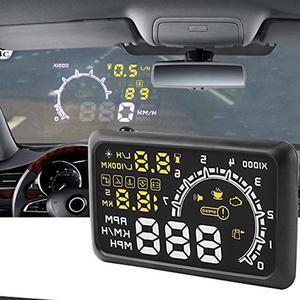 VGEBY A8 5.5'' OBD II Car HUD Head Up Display Auto Windshied Reflective Screen Speed Display