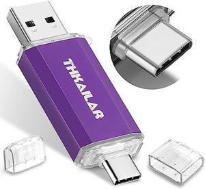 THKAILAR Clé USB 256 Go USB C Flash Drive 3.0 Stockage Externe