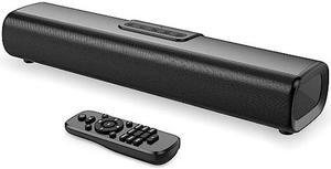 OFFSIR Sound Bar for TV, 16 Inch Computer Speakers, 50W Bluetooth Home Audio Speaker with Bass & Surround Sound, PC Desktop Soundbar and Speaker Bar with AUX/HDMI/Optical/USB-Wall Mountable-3EQs