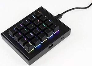 Max Keyboard Falcon-20 RGB Programmable Macropad Mechanical Keyboard, Backlit Multicolor LED, Cherry MX RGB Switch (Cherry MX RGB Speed)