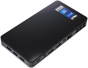 MeLE Mini PC 32GB 512GB Overclock3C N5095(up to 2.9GHz) Slim Mini Computer Windows 11 Pro Dual HDMI + USB Type C 4K Triple Display WiFi 6 BT5.2 Gigabit Ethernet, Support Linux OS, with VESA Mount