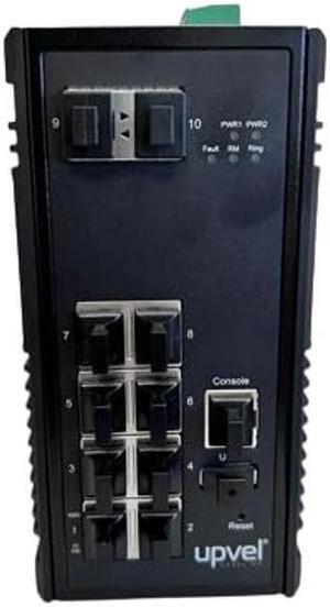 Upvel(tm) UMS-0802G 8+2 Port Industrial Managed Gigabit Ethernet Switch