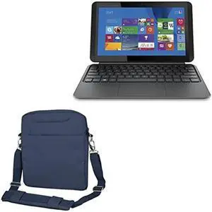 BoxWave Case Compatible with HP Pavilion x2 (10-n013dx) - Encompass Urban Bag, Over Shoulder Messenger Straps Handle Bag Pockets - Navy
