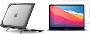 ProCase Heavy Duty Case for MacBook Pro 13 Inch 2020 Release Bundle with 2 Pack MacBook Air 13 / Pro 13 Screen Protector