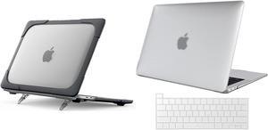 ProCase MacBook Pro 13 Inch Case 2020 M1 A2338/ A2289/ A2251 Heavy Duty Cover Bundle with MacBook Pro 13 Case 2020 Release Hard Case Shell Cover