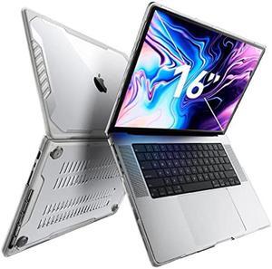 SUPCASE Unicorn Beetle Case for MacBook Pro 16 Inch M3 Pro/Max (2023) & M2 Pro/Max A2780 (2023) & M1 Pro/Max A2485 (2021), Dual Layer Hard Shell Protective Cover for MacBook Pro 16" (Clear)