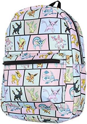 Pokemon Backpack Eevee Evolutions Laptop School Travel Backpack Bag
