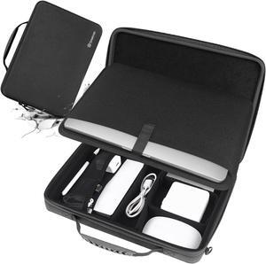 Smatree 13inch Hard Carrying Case for 13.6inch MacBook Air 2022/12-14inch MacBook Pro 2021, 13inch MacBook Air Sleeve case,9.7-12inch iPad Pro, Laptop and Tablet Shoulder Bag