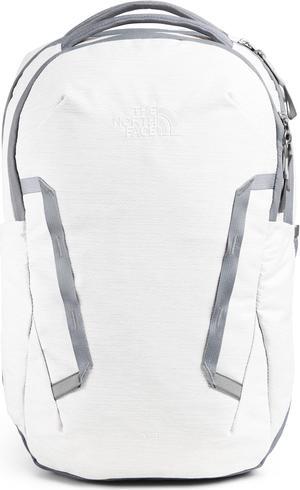 THE NORTH FACE Women's Vault Laptop Backpack, Tnf White Metallic Melange/Mid Grey, One Size