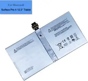 E-YIIVIIL New Replacement Li-Polymer Battery DYNR01 Compatible with Microsoft Surface Pro 4 Surface 4 Microsoft 1724 G3HTA027H