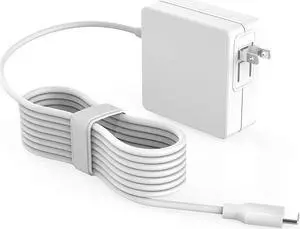 USB C 7.5Ft Cable AC Charger Fit for MacBook Pro 16 15 13 12 inch 2020 2019 2018 2017 2016 Thunderbolt Ports Laptop Adapter Power Supply Type C Cord 96W 87W