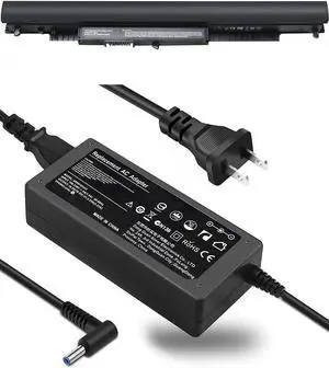 IEFUU 807956-001 HS03 HS04 Laptop Battery & 45W 19.5V 2.31A Ac Adapter HP Laptop Charger, for Hp 14 15 Notebook PC Series