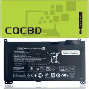 CQCQ RR03XL Compatible Battery Replacement for HP ProBook 430 G4 440 G4 450 G4 455 G4 470 G4 mt20 RR03048XL HSTNN-PB6W HSTNN-LB7I HSTNN-UB7C HSTNN-Q01C [11.4V 48Wh]