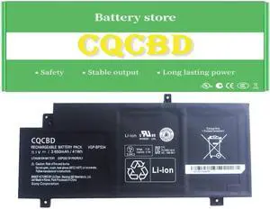CQCQ VGP-BPS34 Compatible Battery Replacement for Sony Vaio SVF15A17CLB SVF15AC1QL SVF14A SVF14AC1QL SVF15A17CLB SVF15AC1QL SVF14AC1QL SVF15AA1QM VGP-BPL34 BPS34 OEM New (11.1V 3650mAh/41Wh)