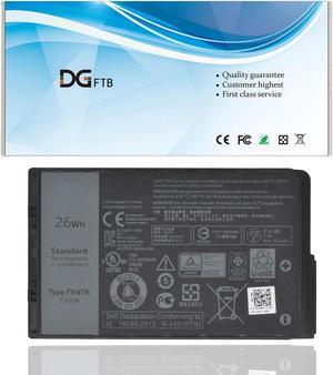 DGTECH 7XNTR 2-Cell Battery for Dell Latitude 12 7202 7212 7220 Rugged Extreme Tablet J7HTX 07XNTR FH8RW 0FH8RW 02JT7D 27JT0 ORPTJ (7.4V 26Wh/3420mAh)