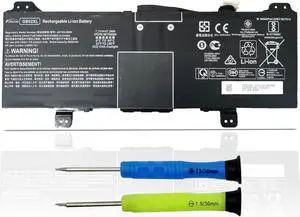 AURUNHO GB02XL L42583-005 Laptop Battery Replacement for HP ChromeBook 14-db0000 14-DB0023DX,Chromebook x360 11 G2 EE Series L42550-2C1 L42550-171 HSTNN-DB7X HSTNN-IB8W 47.3Wh