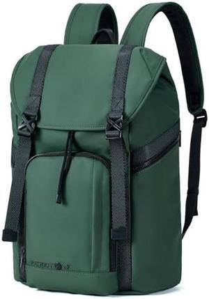 HIMZ WARRIOR Backpack, Laptop Bag for 15.6 Inch Computer, Water Resistant Bookbag for College Travel, Women Men (Green)