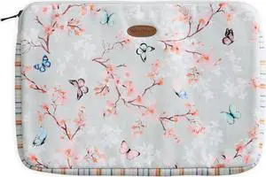 Maison d'Hermine Laptop Sleeve upto 13.5 inch Stain and water repellent Cotton canvas - Blossom In Spring