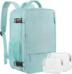 Sinaliy Large Travel Backpack for Women, 40L Carry On Backpack, 17 Inch Laptop Waterproof Backpack, College Bookbag, Backpack for Women, as Person Item Flight Approved