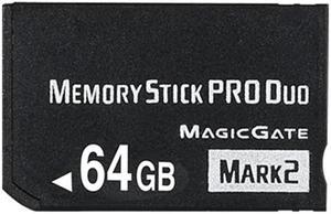 Original 64GB High Speed Memory Stick Pro Duo Mark2 64gb Cards PSP Game Camera Memory Card