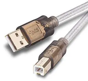 Printer Cable 60Ft,2.0 Printer Scanner Cable Cord USB Type A Male to B Male High Speed for HP, Canon, Lexmark,Dell, Xerox, Samsung etc(60Ft/20M)