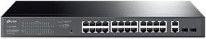 TP-Link TL-SG1428PE 24 Port Gigabit PoE Switch Easy Smart Managed 24 PoE+ Port @250W w/ 2 UL Gigabit Ports + 2 SFP Slots PoE Auto Recovery QoS, Vlan, IGMP & LAG