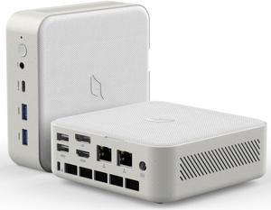 CyberGeek Mini PC Linux Ubuntu Computer AMD Ryzen 7 5700U (up to 4.3Ghz), 16GB DDR4 RAM 512GB PCIe SSD Mini Desktop Gaming PC 4K Triple Display WiFi/BT5.0/USB3.0/HDMI+DP +Type C for Gaming/Work/Home