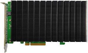 HighPoint 4-Port M.2 SSD7204 PCIe Gen3 NVMe RAID Controller for Windows, Mac & Linux Systems.