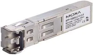 MOXA SFP-1GLSXLC SFP Module with 1 1000BaseSX Port with LC Connector for 2 km Transmission, 0 to 60°C