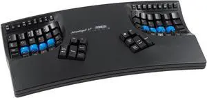 KINESIS Advantage2 Quiet LF Ergonomic USB Keyboard (KB600LFQ)
