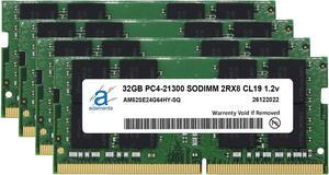 Adamanta 128GB (4x32GB) Memory Upgrade for 2020 Apple iMac 27" w/Retina 5K Display & 2019 Apple iMac 27" w/Retina 5K Display DDR4 2666Mhz PC4-21300 SODIMM 2Rx8 CL19 1.2v DRAM RAM