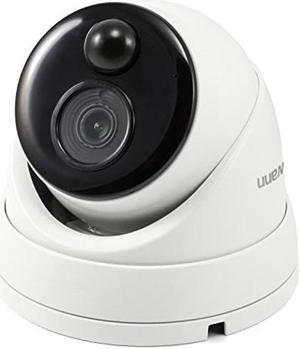 Swann Home Security Camera,PoE Cat5e NVR 4K HD Video, Indoor or Outdoor Wired Surveillance CCTV Dome,Color Night Vision,Heat Motion Detection,Metal Housing,Local Storage