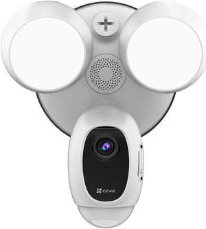 EZVIZ Floodlight Security Camera WiFi 1080P, Motion-Activated Enhanced with PIR&H265, Floodlight&Siren Alarm, Starlight Color Night Vision, Two-Way Audio, Weather Proof (LC1C)