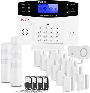 D1D9 Home Alarm System Wireless Built in Antenna Scare Burglar Away for DIY GSM House Security