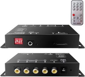Mini 4Ch 720P HD Mobile DVR SD Card Video Recorder for AHD CCTV Security Cameras, Support Loop Video Recording, Audio Recording, Multiple OSD Languages, Support 128GB Micro SD Card in Max
