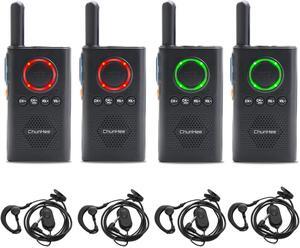 ChunHee Intercoms Wireless for Home Wireless Intercom System with Earpiece, Home Intercom System Room to Room Communication, 1.5 Miles Long Range Intercom System for Office/Camping/Hiking