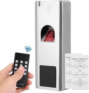 ciciglow Biometric Fingerprint Access Control, Indoor + Outdoor 125KHZ Wiegand 26 RFID Access Control Reader Biometric Electronic Door Opener IP66 Waterproof for Home Apartment Office Security