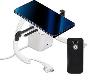 Diohce Cell Phone Anti-Theft Display Stand with Charging Function and 95120dB Security Alarm Design for Cell Phones Tablets Electronic Product Commercial Display and (for iOS)