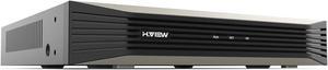 H.VIEW 8 Channels 4K/8MP/6MP/5MP/4MP/3MP/1080p/720p 8ch NVR Network Video Recorder, Support 8x8MP/4K IP Security Cameras, Max up to 8TB Hard Drive