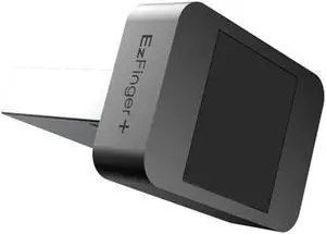 OCTATCO Octatco EzFinger2+ Silver  Fingerprint FIDO2, U2F Security Key, Works with Windows Hello, Google, Office 365 and Many More Platforms - Fast and Secure 2nd Factor/Passwordless Authentication
