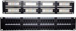 W Box C6PP48 Cat6 Patch Panel 48 Port
