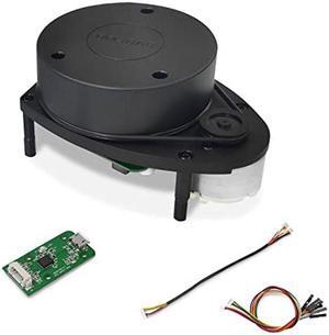 Slamtec RPLIDAR A1M8-R6 with MX1.25 to 2.54 Dupont Wire kit, 2D LIDAR Sensor 360 Degree Scanning Radius, for Bstacle Avoidance and Navigation of Robots
